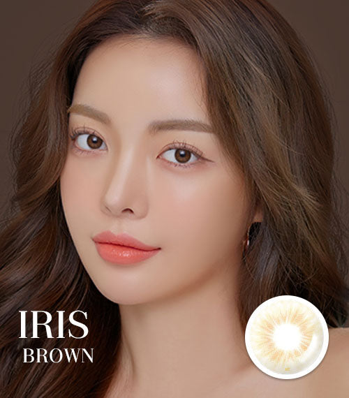 Natural Elegance: Discover ✨ IRIS BROWN ✨ Lenses